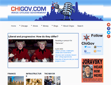 Tablet Screenshot of chigov.com